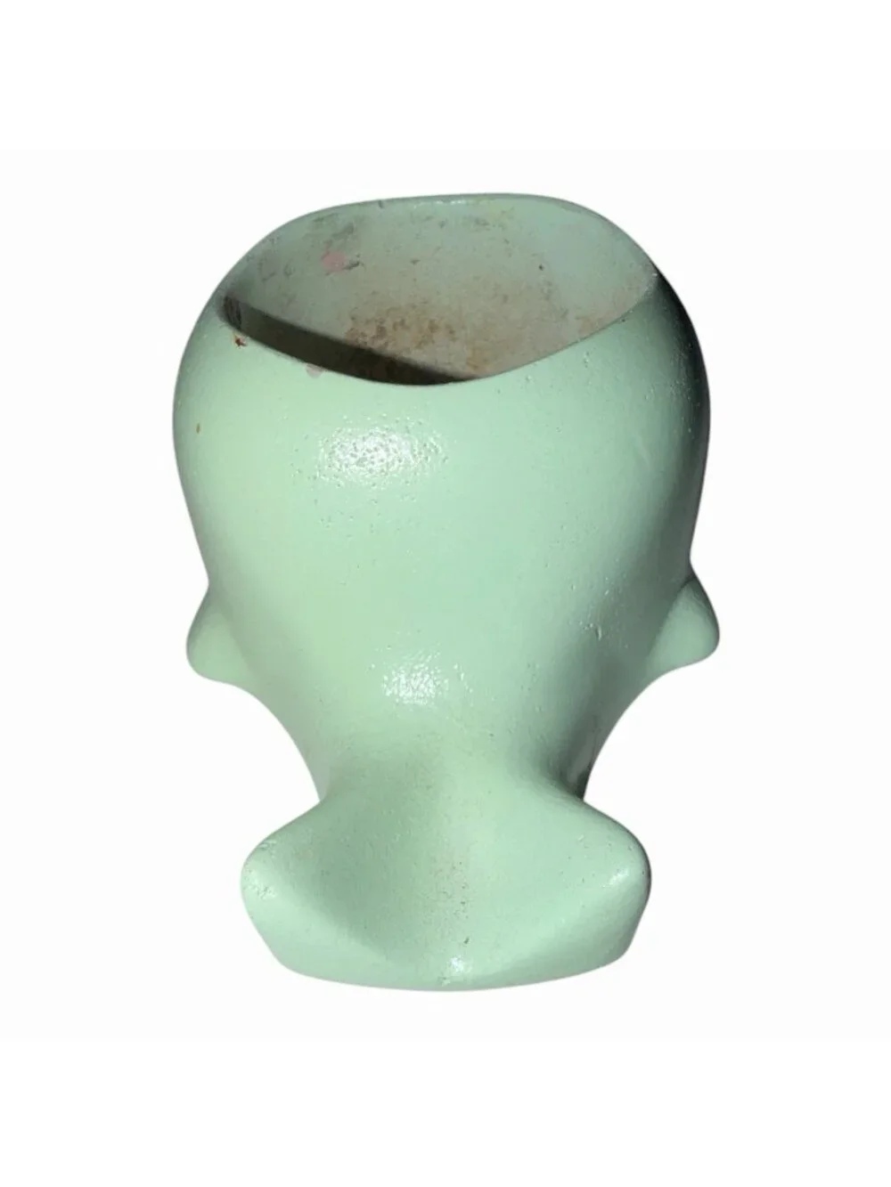 Lt Green Whale Pottery Ceramic Vintage Small Friendly Whale Planter Succulent